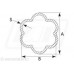 VTE2331 - Star profile tube1m 1000mm  